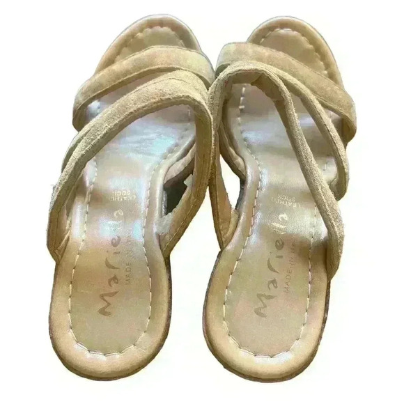 Mariella made in Italy leather wedges size 6 - Picture 3 of 5